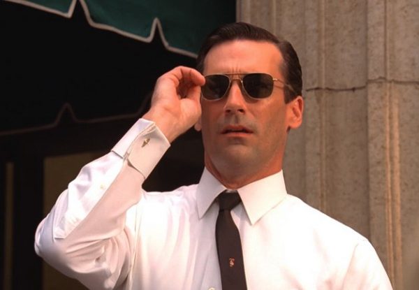 Don Draper and the rising price of vintage AO aviator sunglasses.