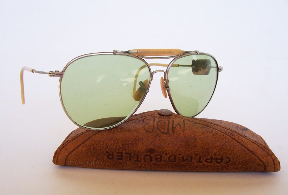 Combat Used AN6531 WWII Aviator Sunglasses – But Who was Captain M.D. Butler?