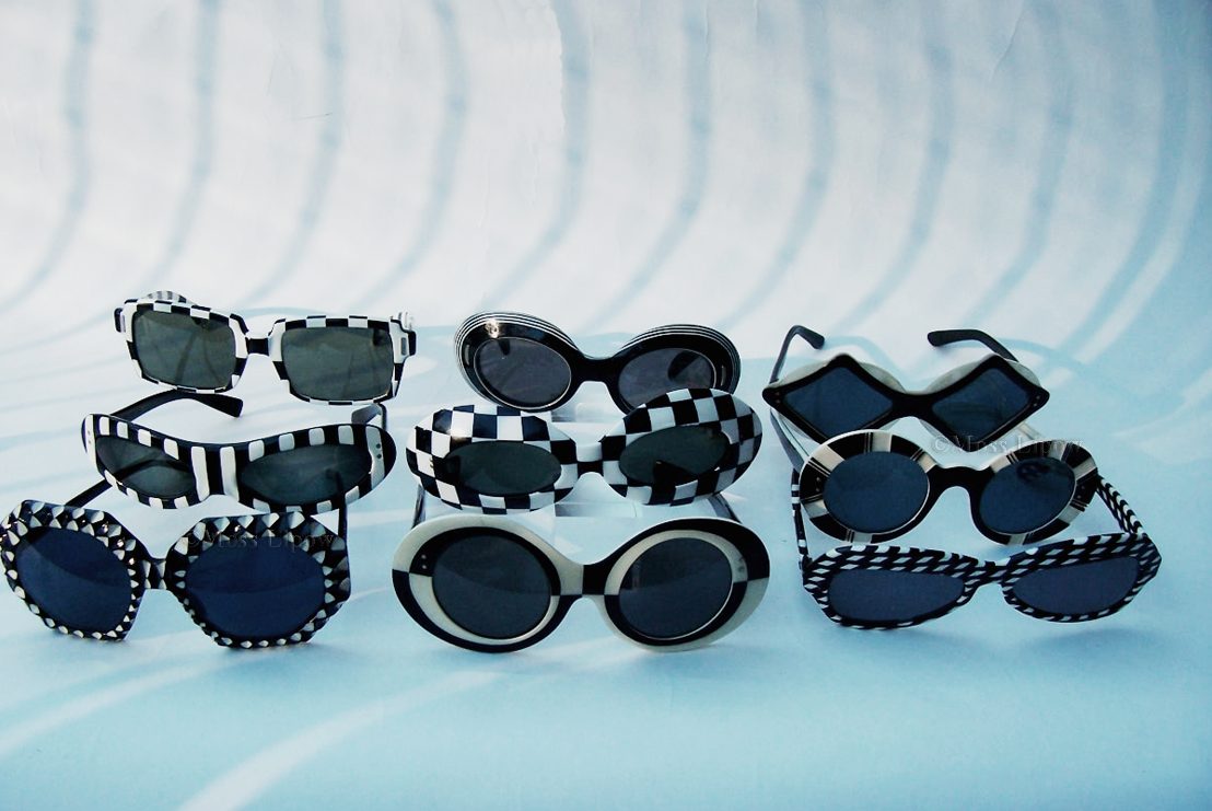1960s Op-Art Sunglasses