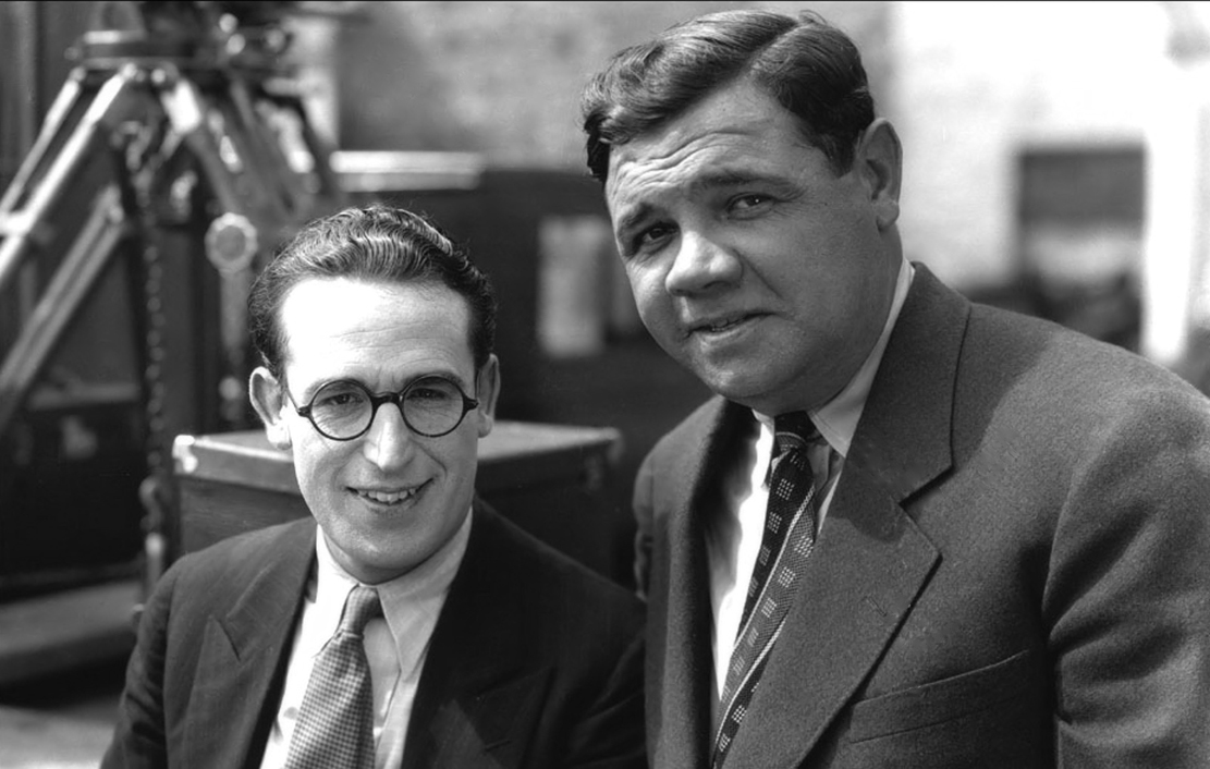 Babe Ruth, Harold Lloyd, His Eyeglasses & New York City star in Speedy